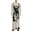 European and American cross-border ethnic style printed, cinched waist jumpsuit with knot design, casual vacation style women's jumpsuit Item Picture